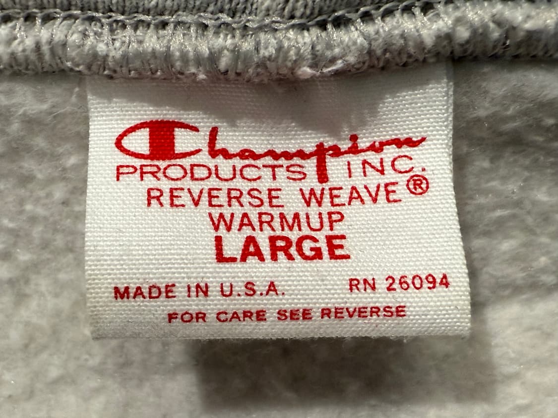 made in USA - 챔피온 리버스 위브 웜업 후드집업 L 여성 상품이미지1