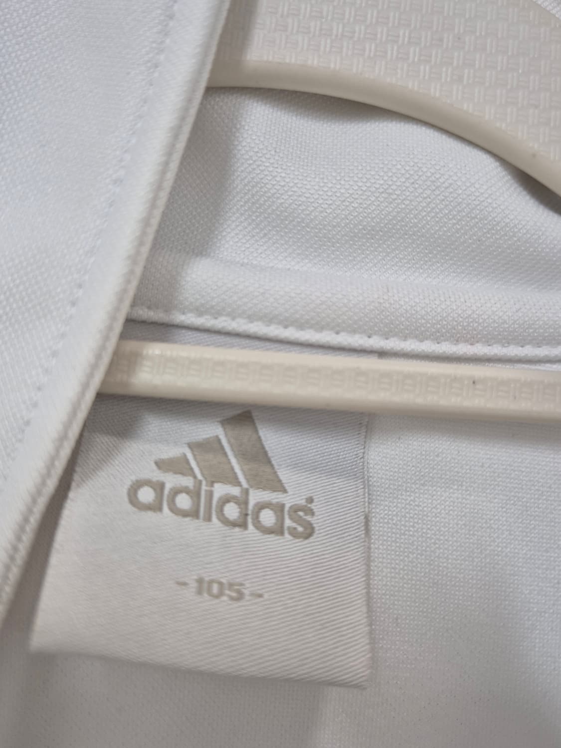 아디다스 실버 글리터 져지 트랙탑 자켓 화이트 / 105 상품이미지3