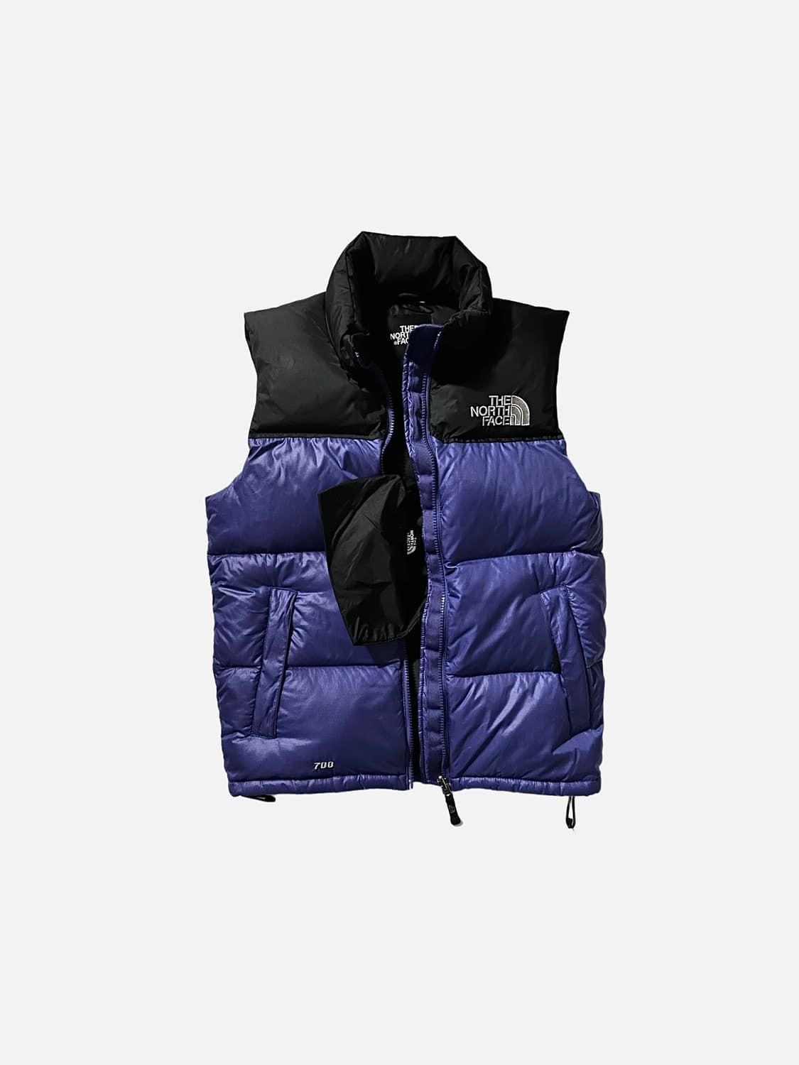 노스페이스 눕시 700 구스다운 패딩 조끼 퍼플 보라 상품이미지1