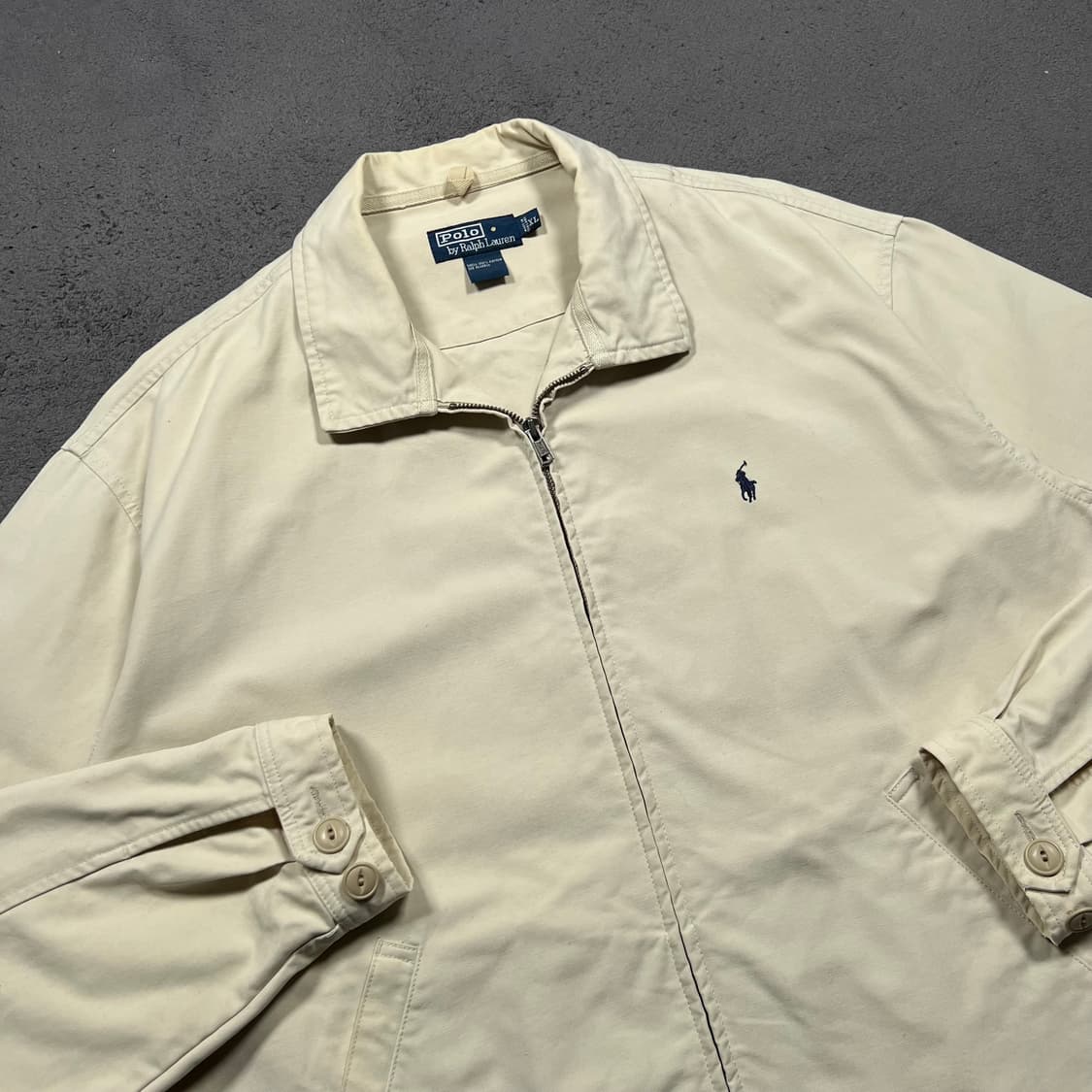 폴로 베이지 스윙톱 블루종 자켓 상품이미지1