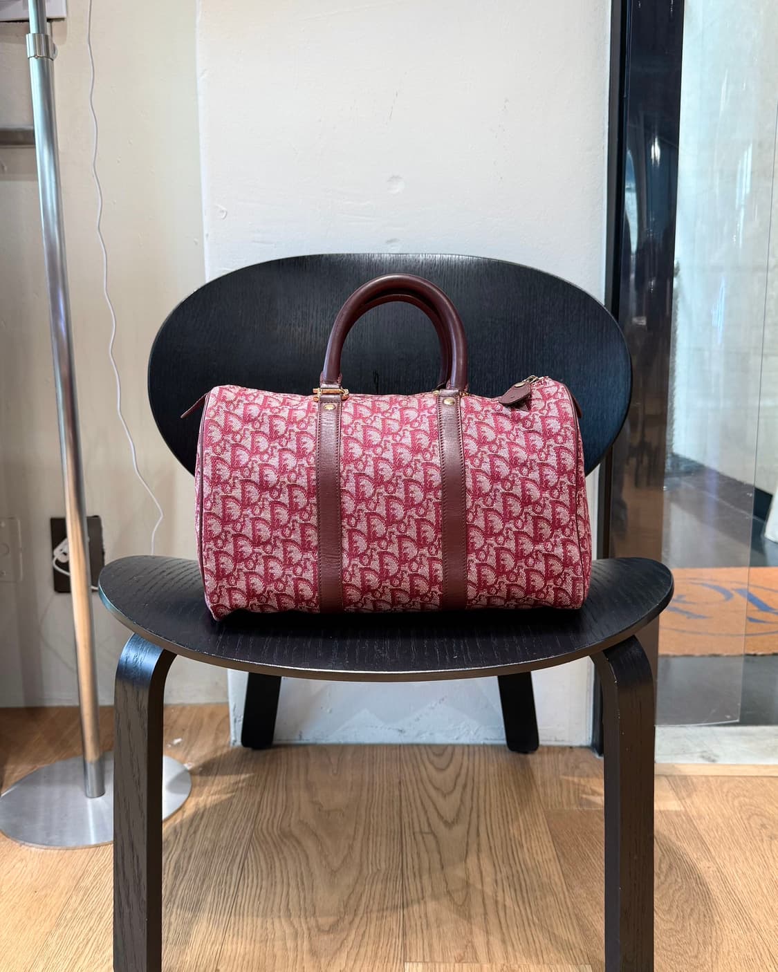 크리스찬 디올 레드 오블리크 트로터 보스턴백  상품이미지1