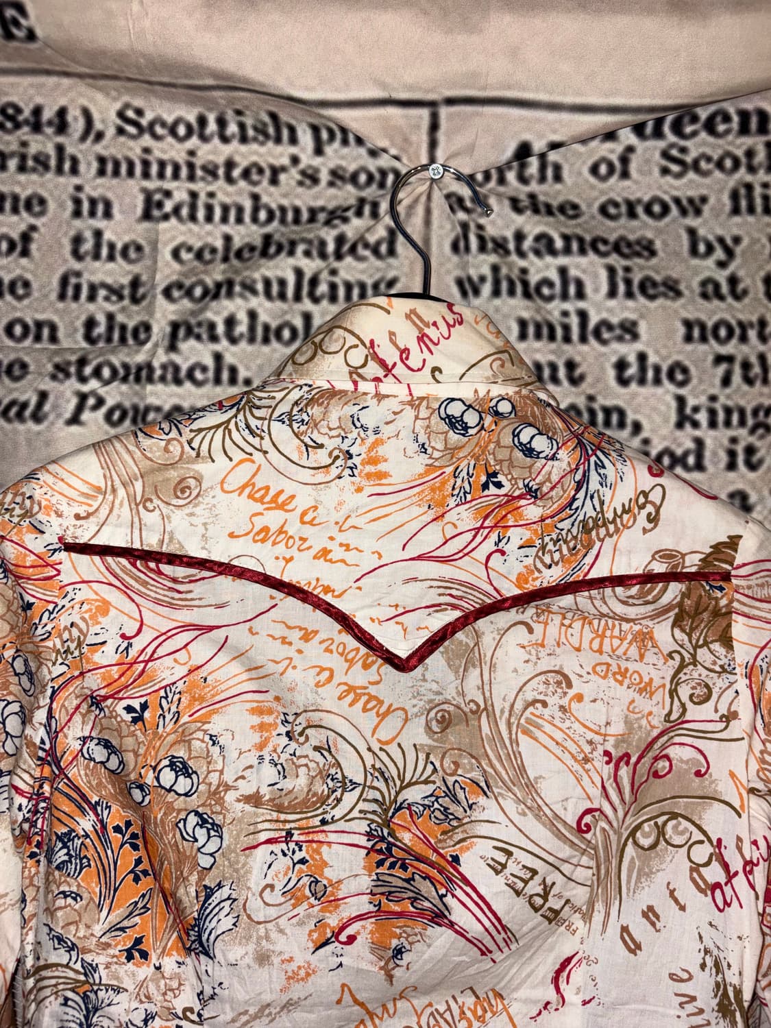 Western Scroll Print Shirt 상품이미지10