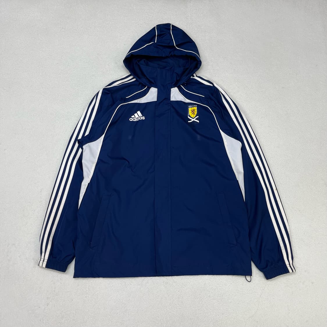 Adidas navy Scotland windbreak jacket 상품이미지4