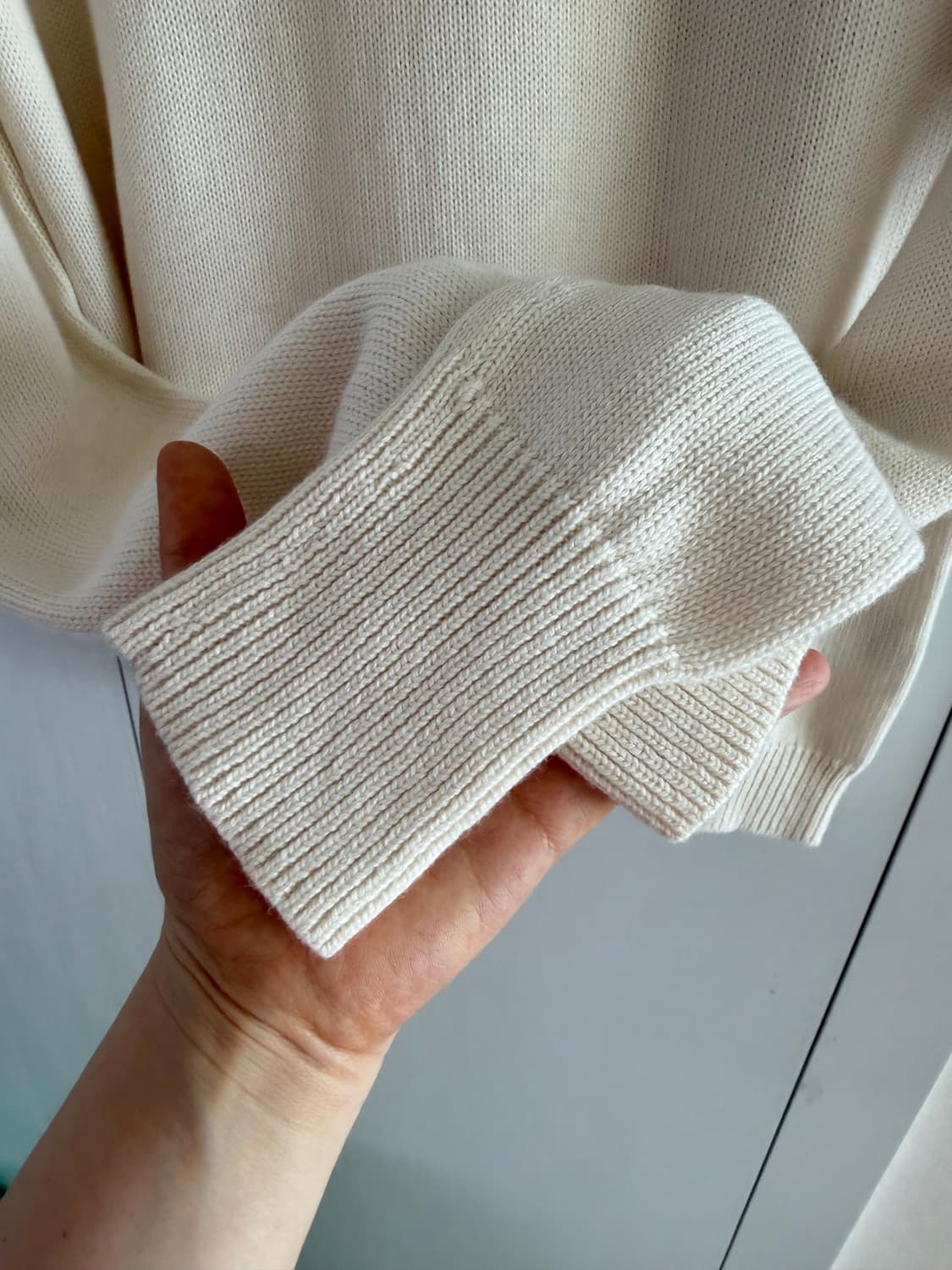 버버리 아이보리 니트 상품이미지6