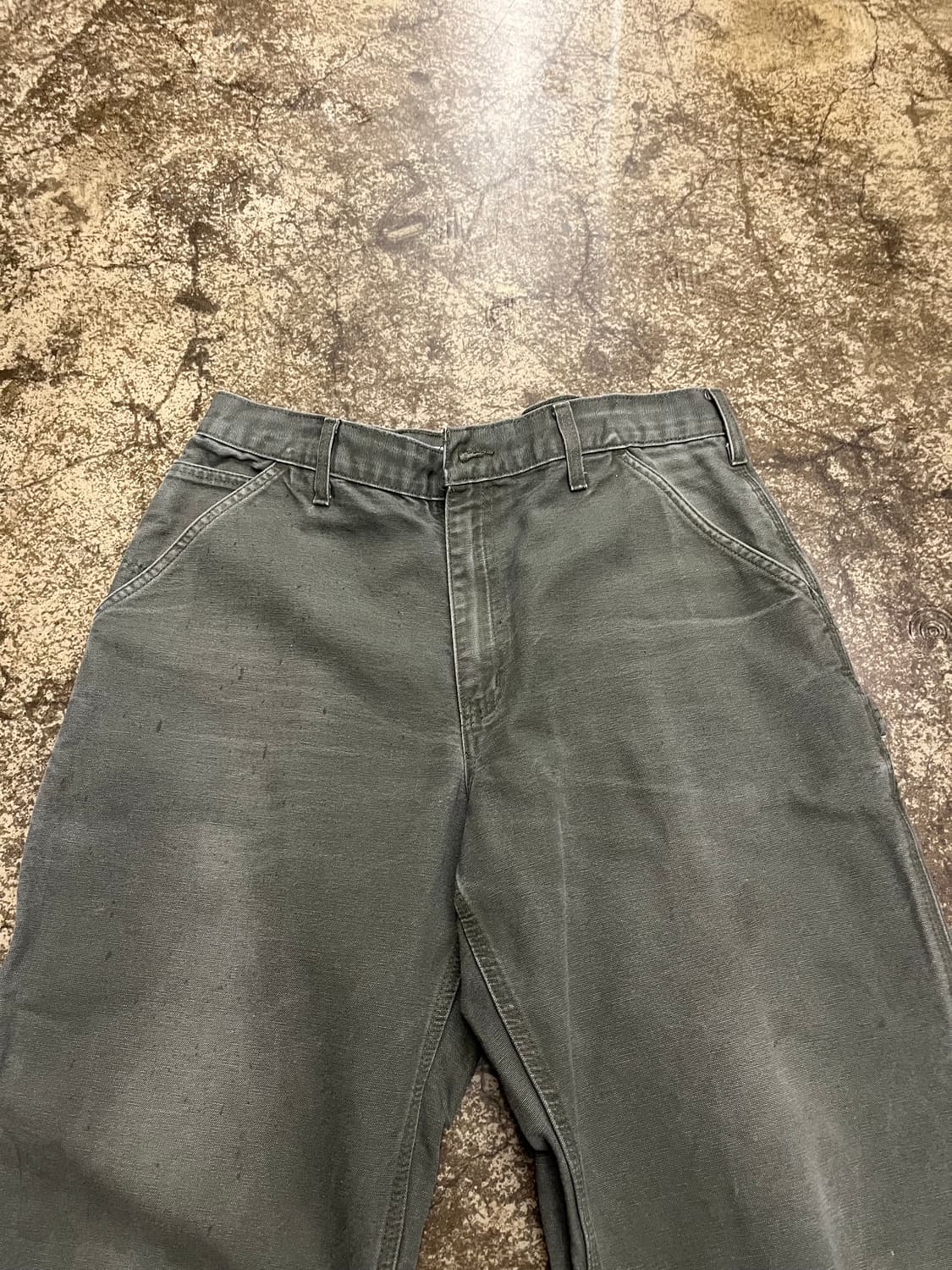 10s 칼하트 모스그린 카펜터 펜츠 상품이미지4