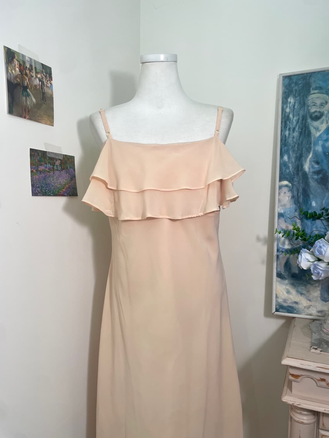 coral ruffle detail beautiful opc 상품이미지5