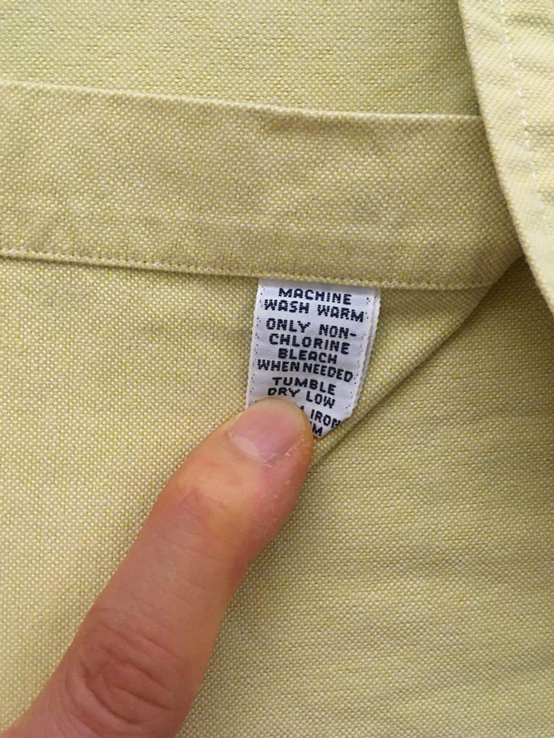 90s Butter-yellow oversized b.d bigshirt 상품이미지7