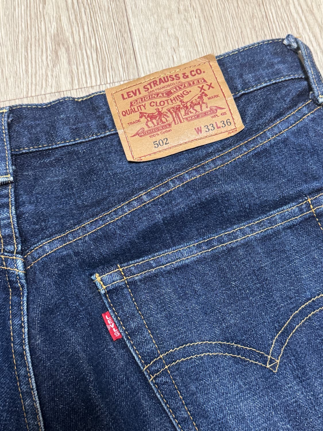 2000s JAPAN 리바이스 502XX 빅 E 셀비지 데님 상품이미지3