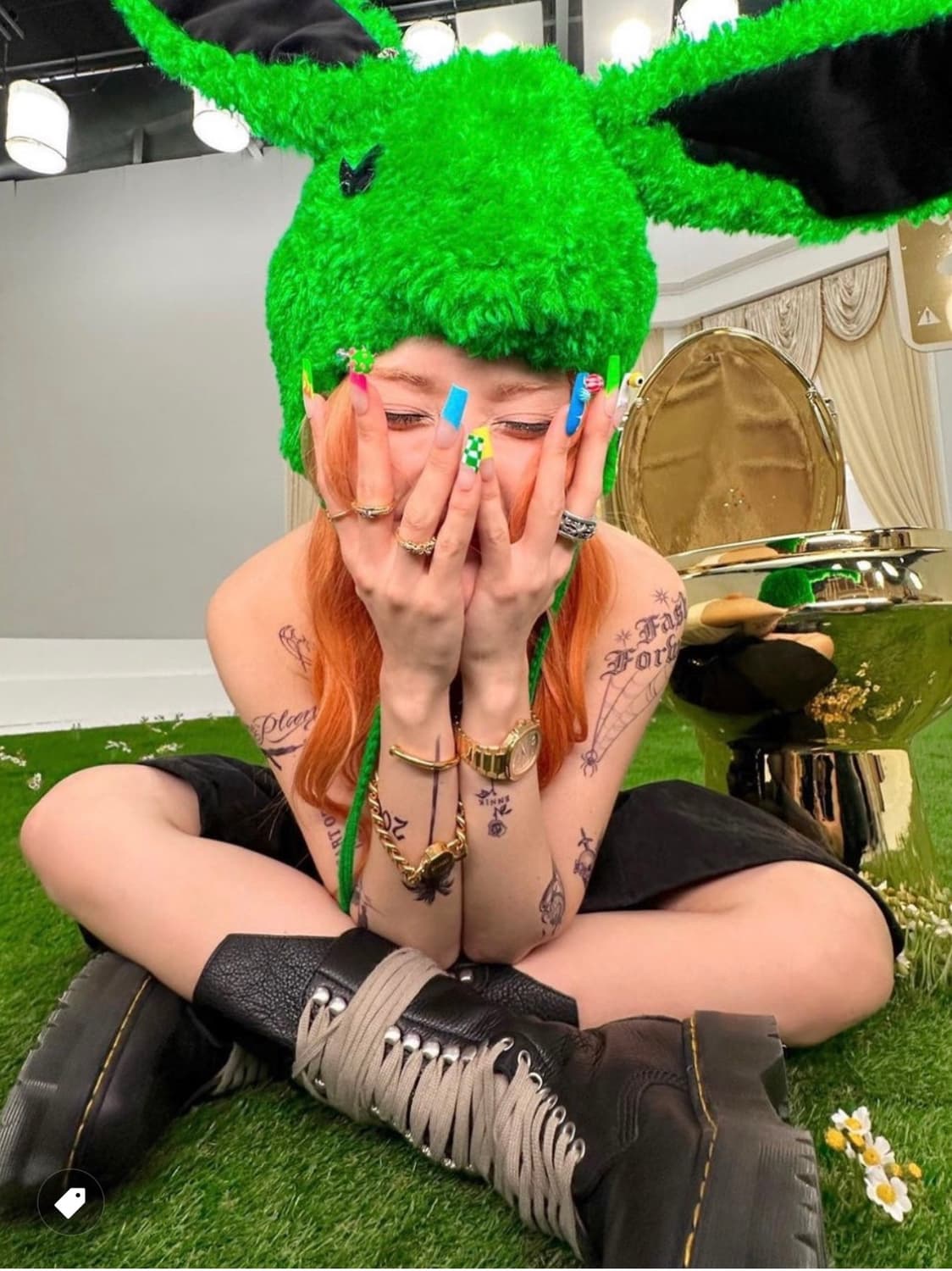 닥터마틴 x 릭오웬스 1918 RO 레더 레이스 업 플랫폼 부츠 블랙 상품이미지3