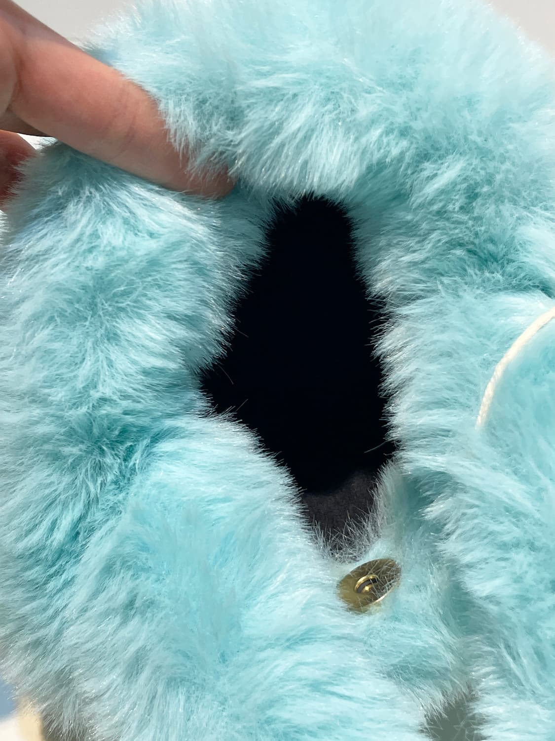 빈티지 미니 퍼 토트백 A1410 상품이미지5