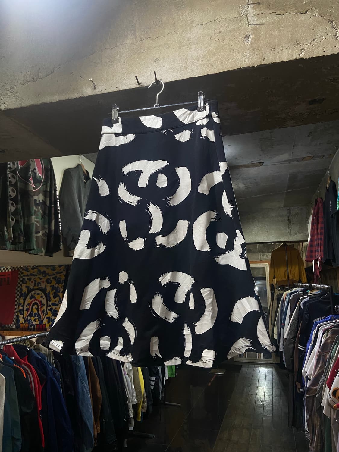 stussy 스투시 프린팅 포인트 스커트 상품이미지1