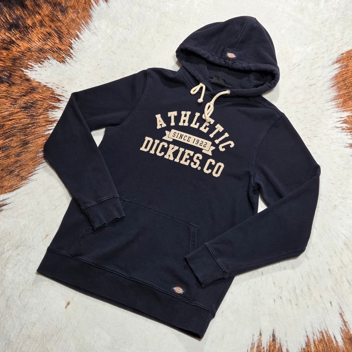 디키즈 네이비 레터링 후드티 상품이미지1