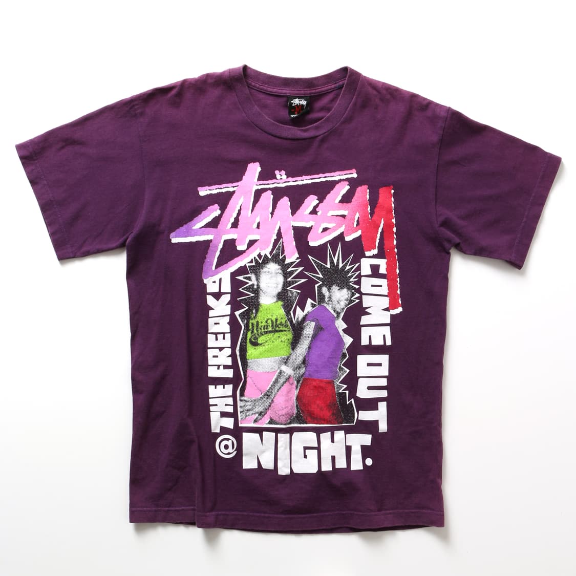 스투시 90s THE FREAKS 하프티셔츠  상품이미지1