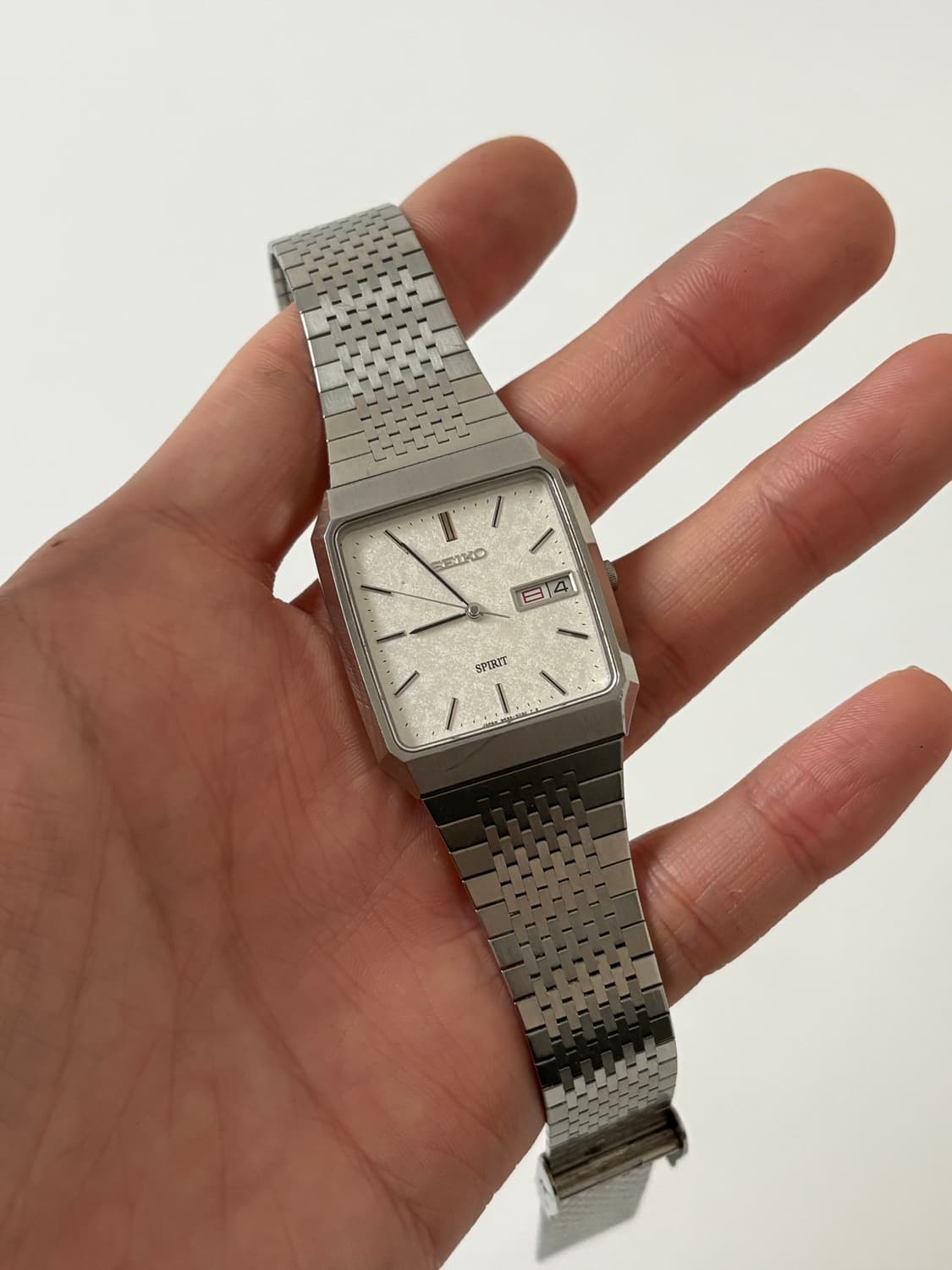 1990s Spirit Snowflake Dial Square Quart 상품이미지1