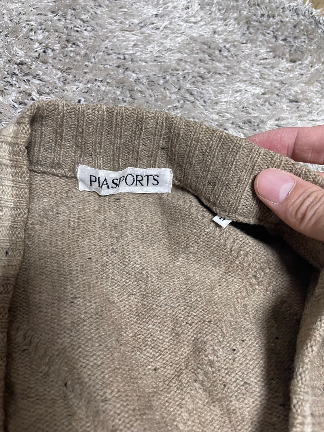 PIA SPORTS X WARNER BROS 울 베스트 사이즈 105 상품이미지4