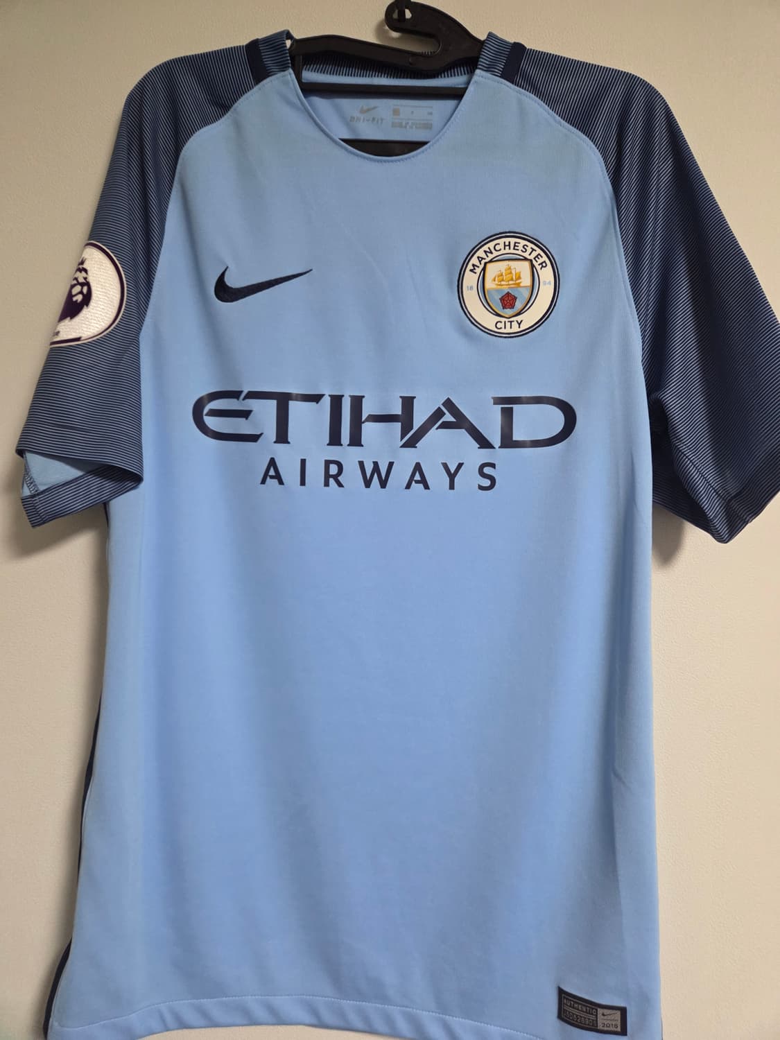 맨시티 16 17 제주스 유니폼 올오피셜 해외S 상품이미지2