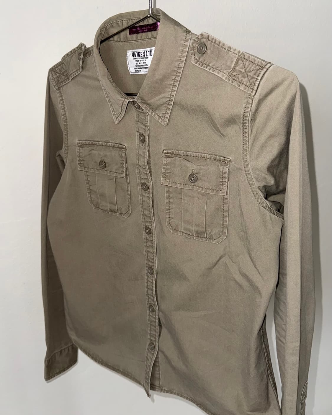 Avirex x earth music 셔츠 상품이미지5