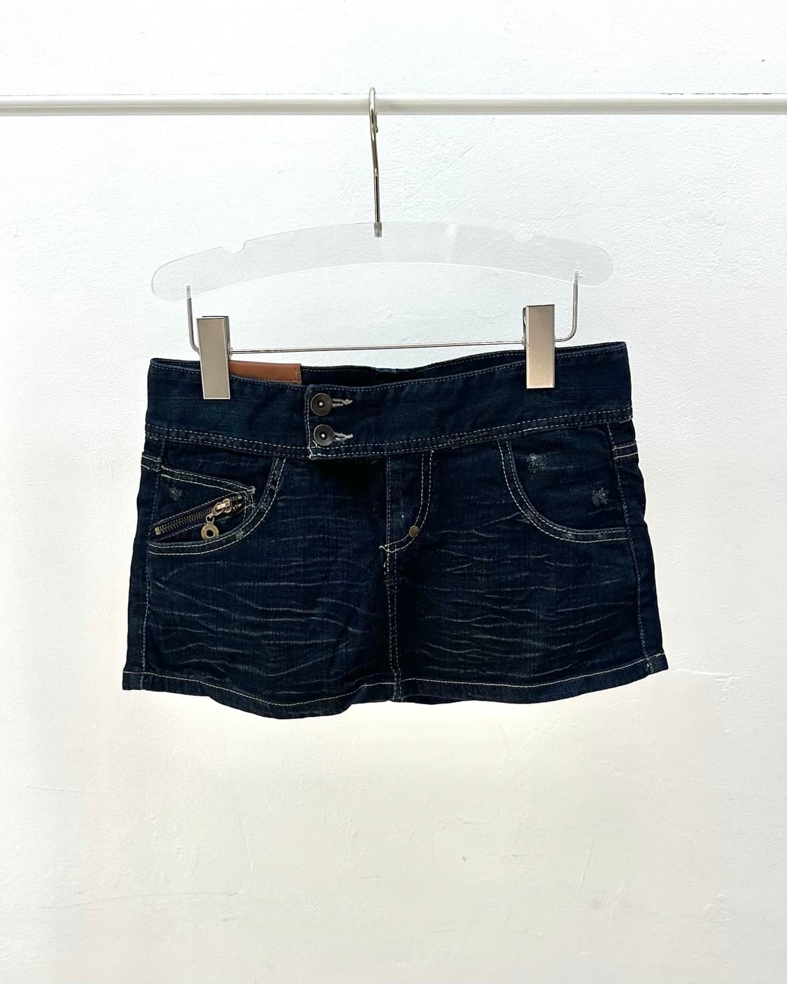 Denim washed short skirt 상품이미지2