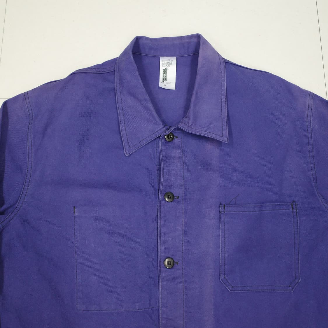 80s 프렌치 Barbe Bleue 페이디드 초어 워크 자켓 105 상품이미지2