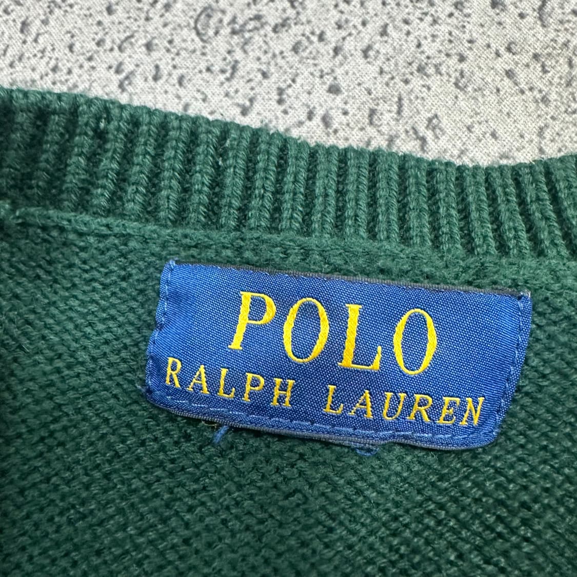 ✨ (바배) 폴로 랄프로렌 빅로고 그린 니트 맨투맨  상품이미지3
