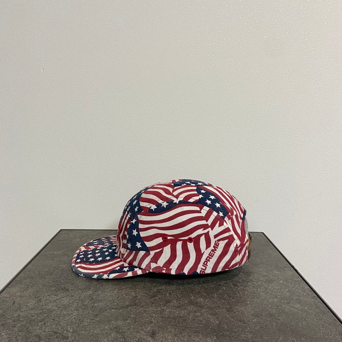 슈프림 박스로고 캠프캡 모자 USA 성조기 상품이미지2