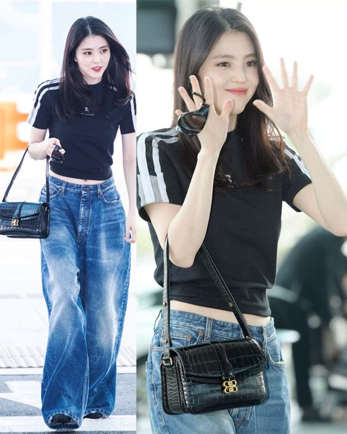 [S] 발렌시아가 풀업 데님 팬츠 중청 상품이미지2