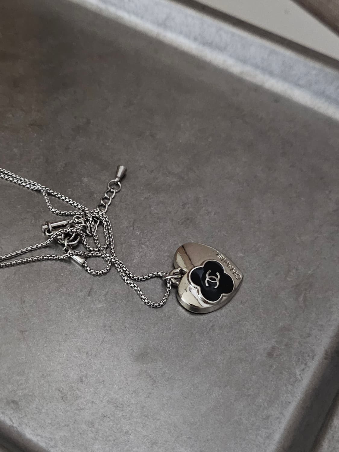 70샤넬 빈티지 정품 목걸이 업사이클링 써지컬체인 상품이미지1