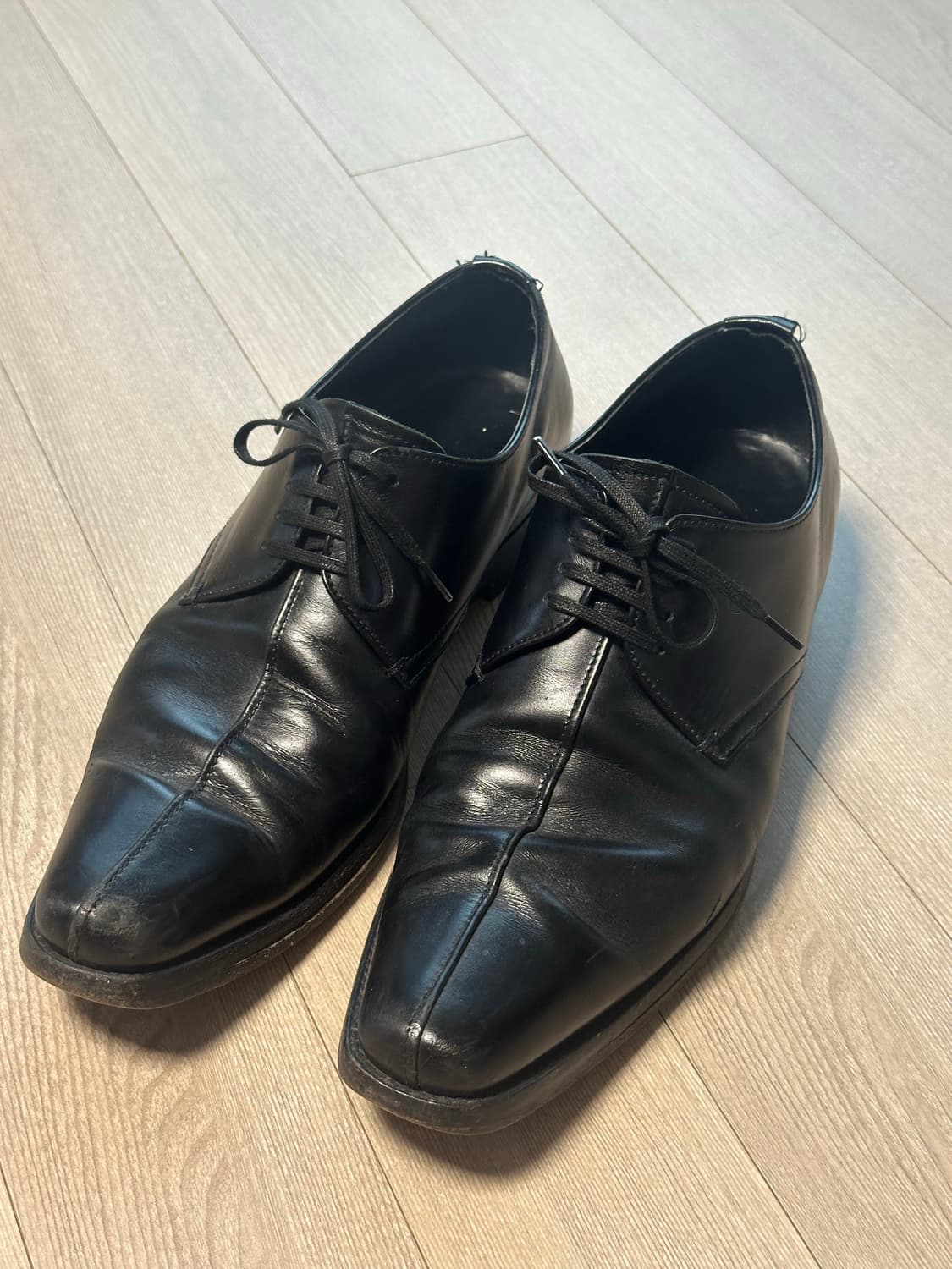 (UK7.5) 프라다 빈티지 스플릿 더비 상품이미지1