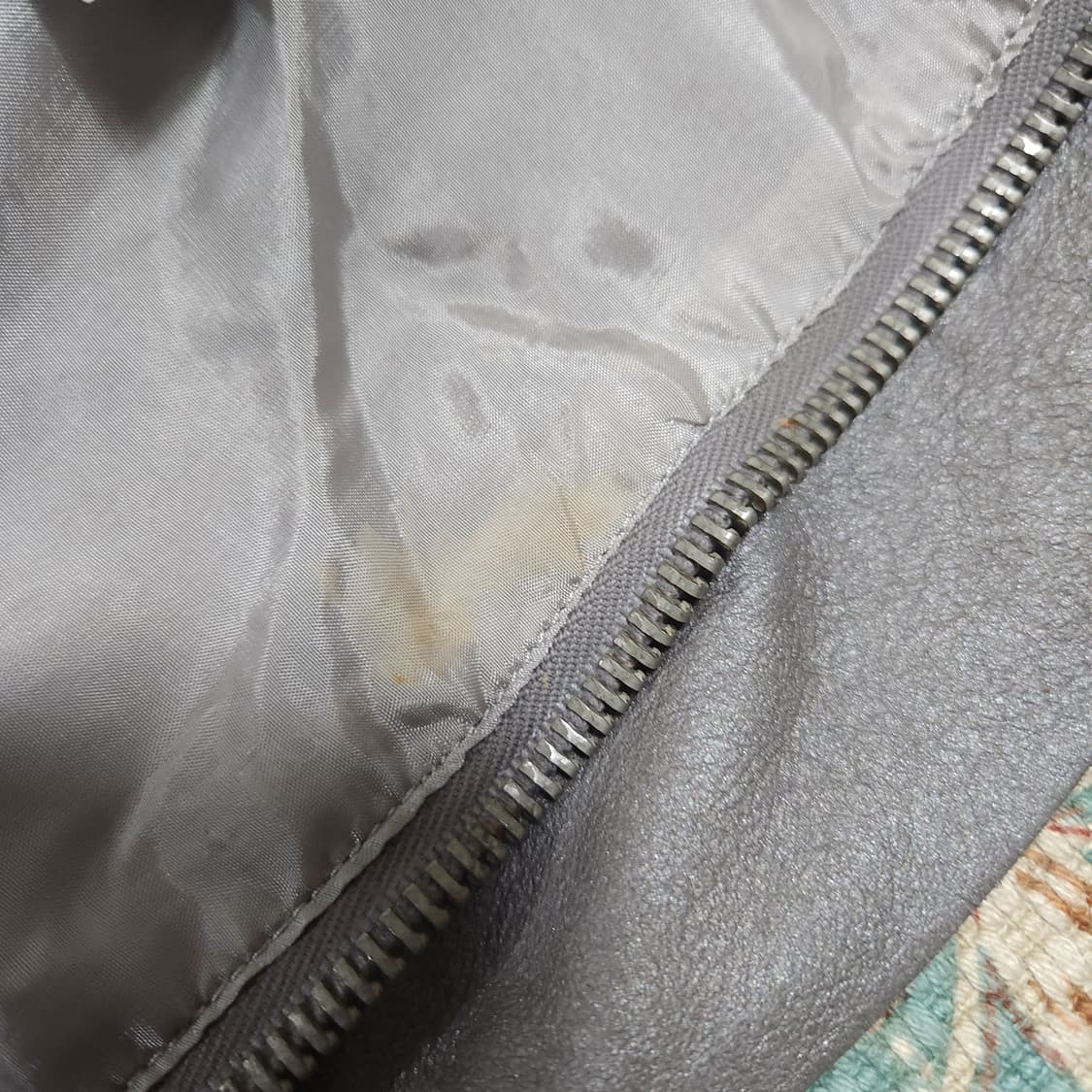 [38] 2010ss 릭오웬스 하이넥 레더 자켓 상품이미지7