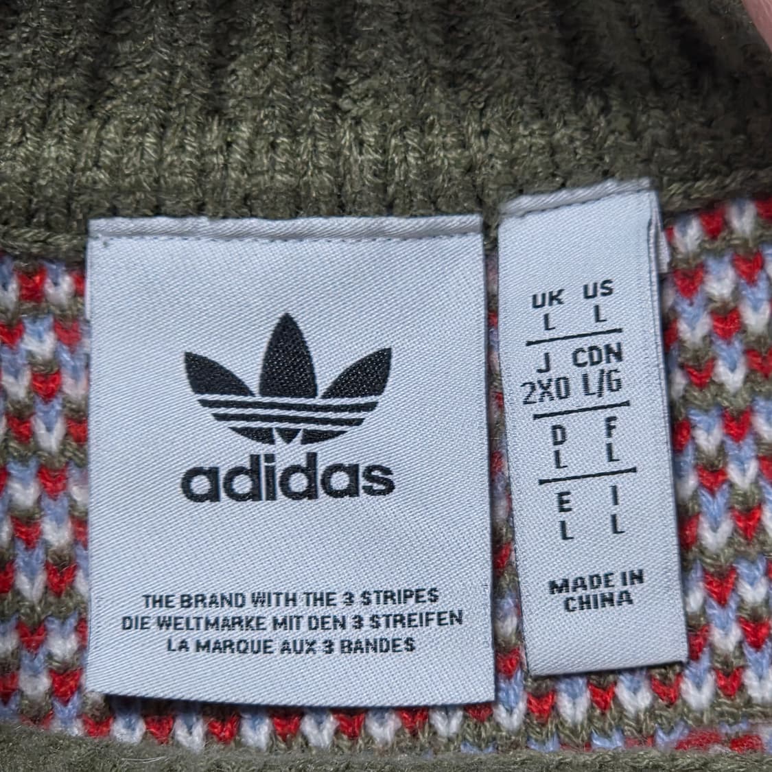 Adidas 아디다스 X-mas터틀넥 스웨터 공용 HK7440 상품이미지4