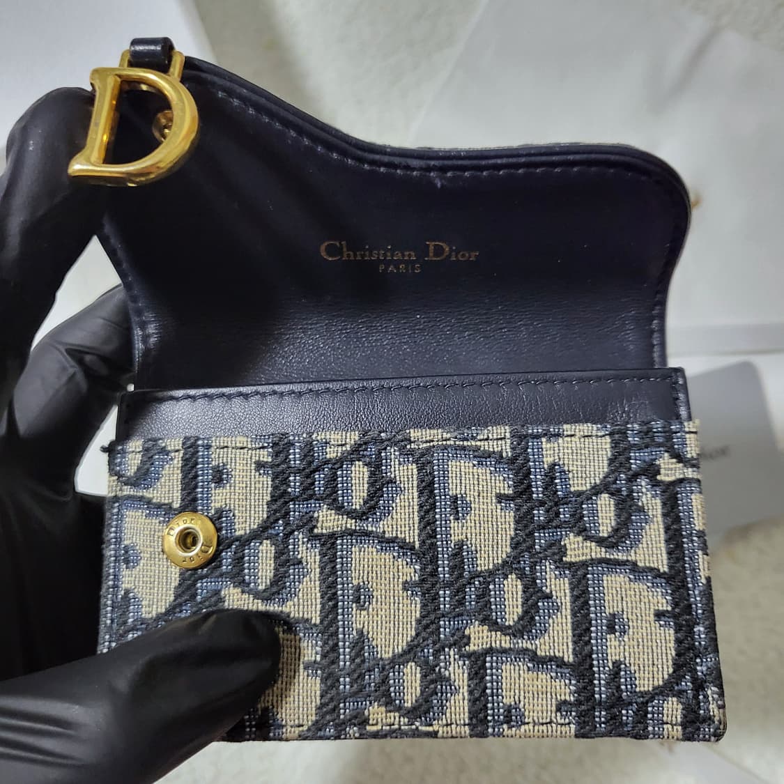 [풀구성] 디올 오블리크 새들 카드지갑  상품이미지5