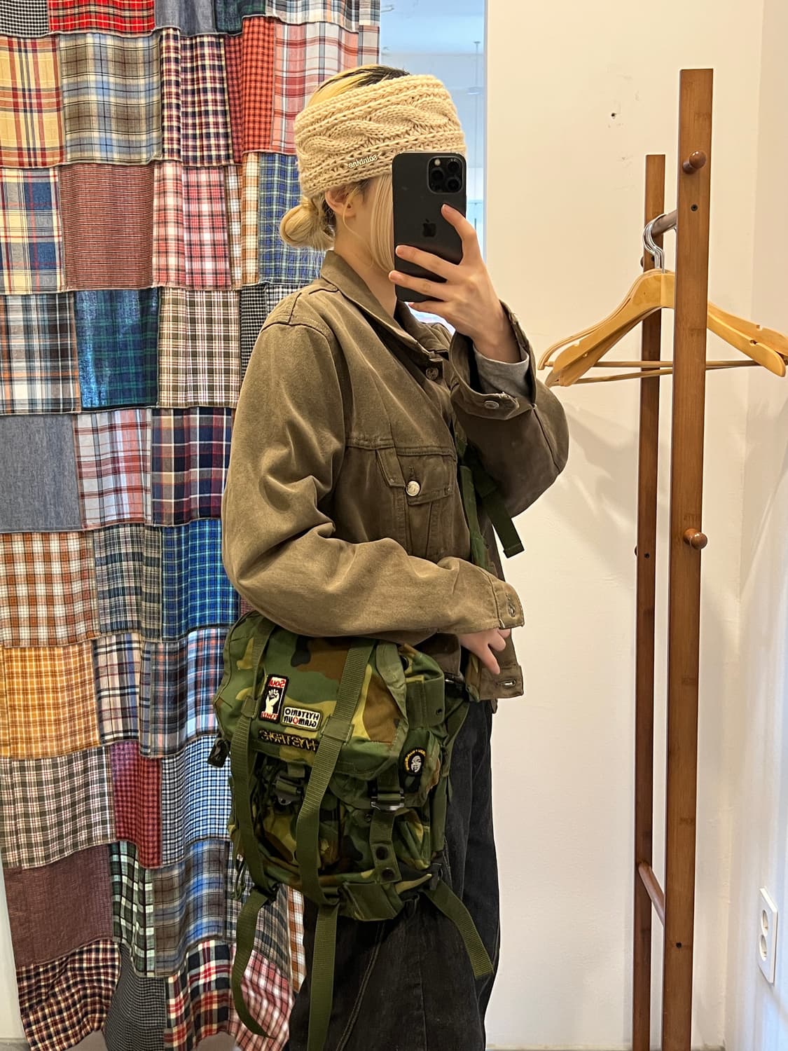 히스테릭글래머 아미 패치 백 상품이미지3