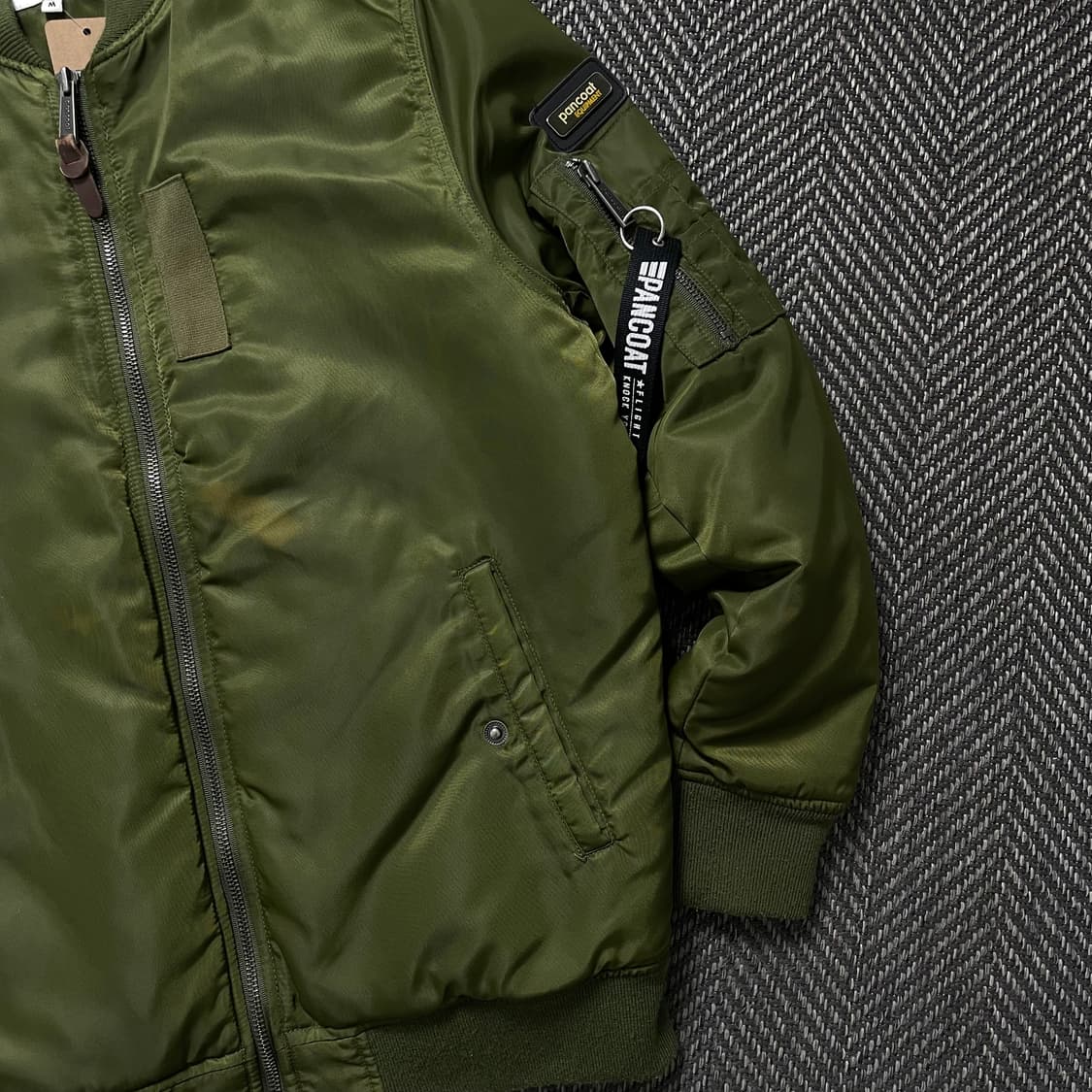 팬콧 MA-1 항공 블루종 점퍼 카키 o 4462 상품이미지3