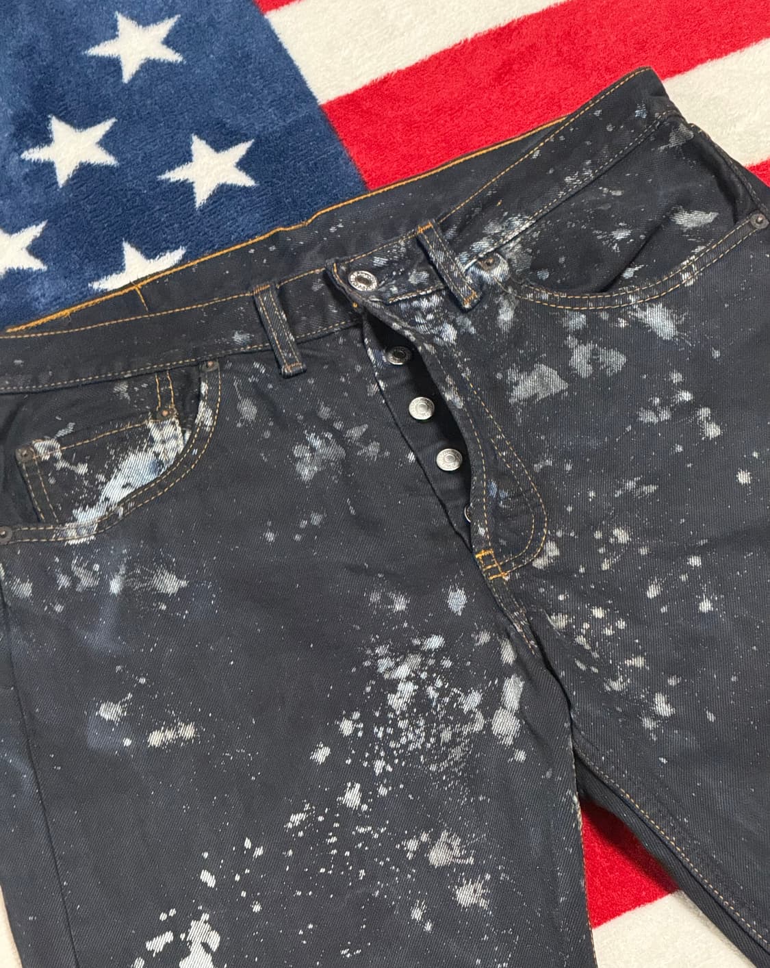 리바이스 501  페인팅 커스텀 빈티지 Levi’s 501 USA[33] 상품이미지7