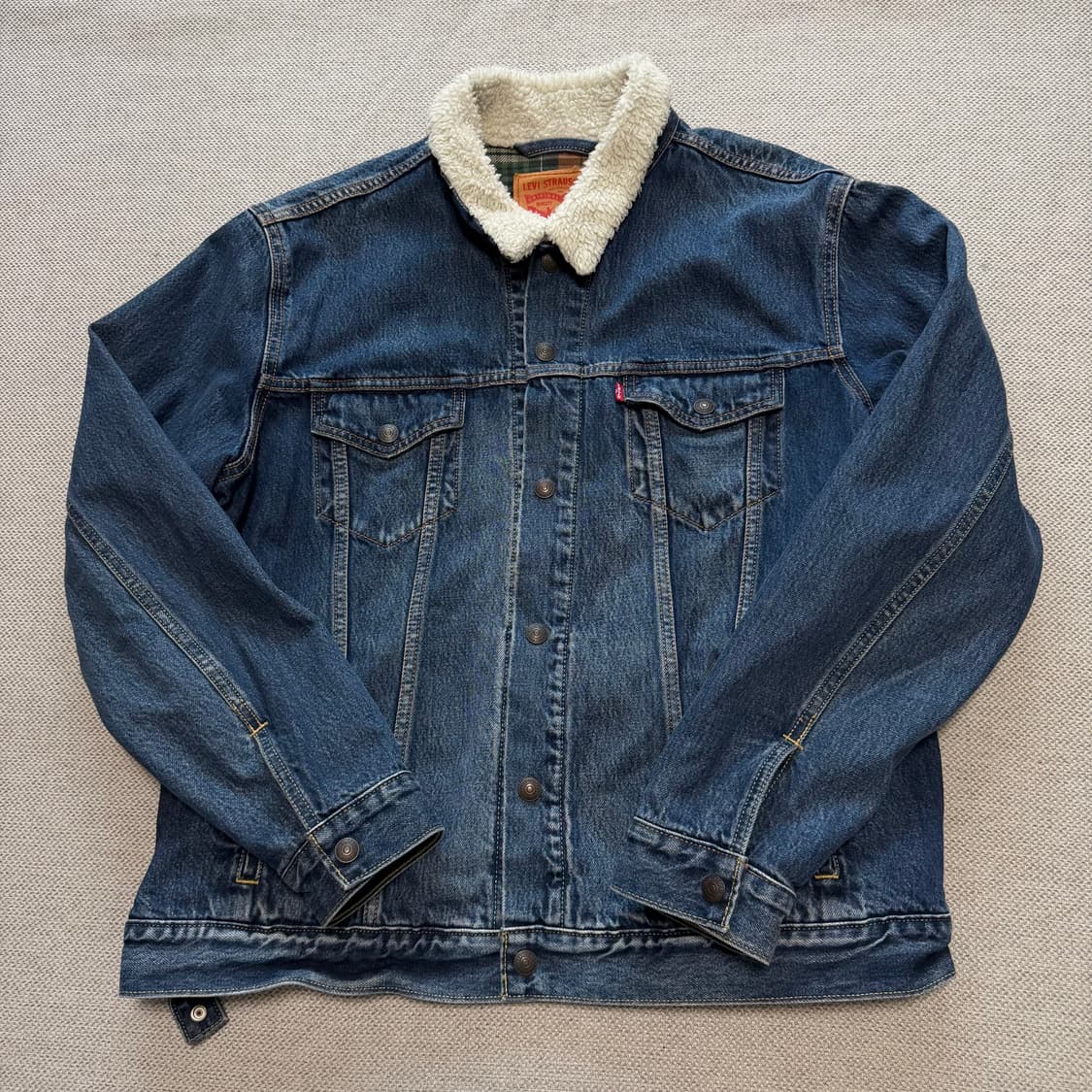 리바이스 쉐르파 데님 트러커 자켓 상품이미지1