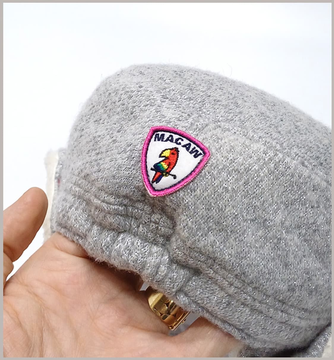 마코 새상품 귀달이 군모 모자 J-469 상품이미지4