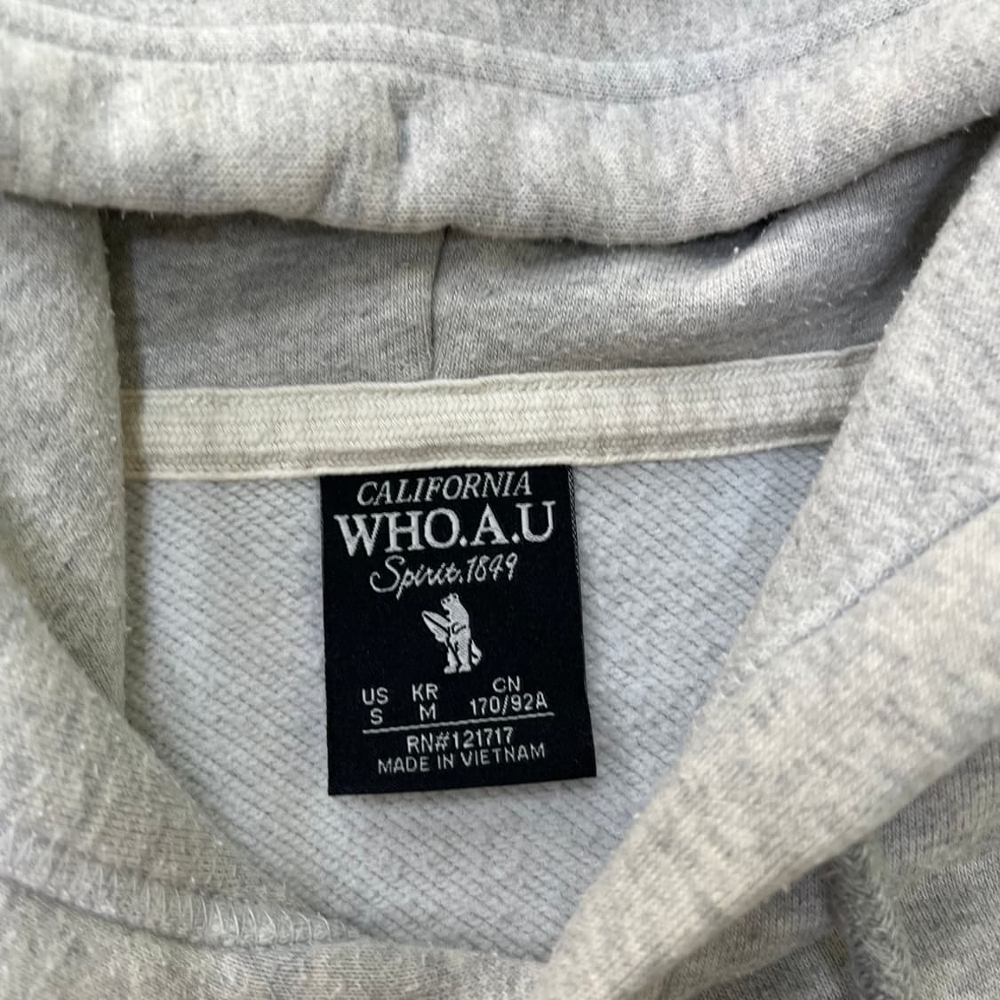 M 후아유 빅로고 후드 티셔츠 0323M 상품이미지2