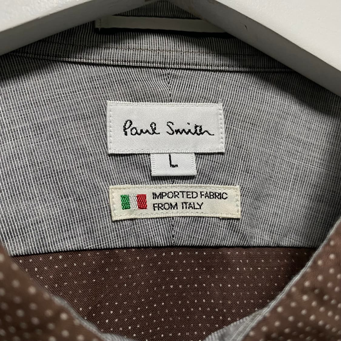 폴스미스 이태리 도트 비대칭 소매 셔츠 상품이미지4