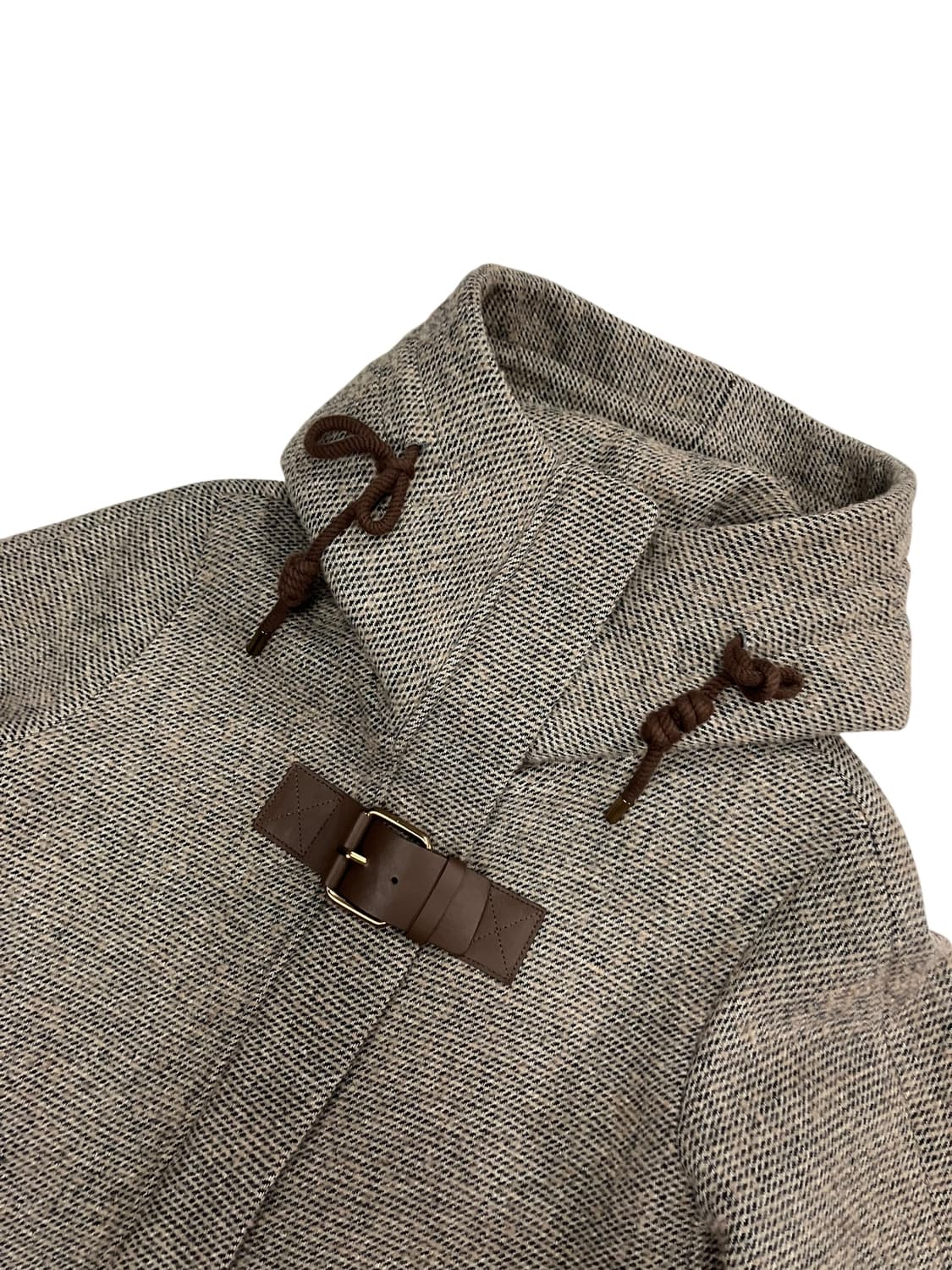 에고이스트 레더장식 후드 코트 M 상품이미지3