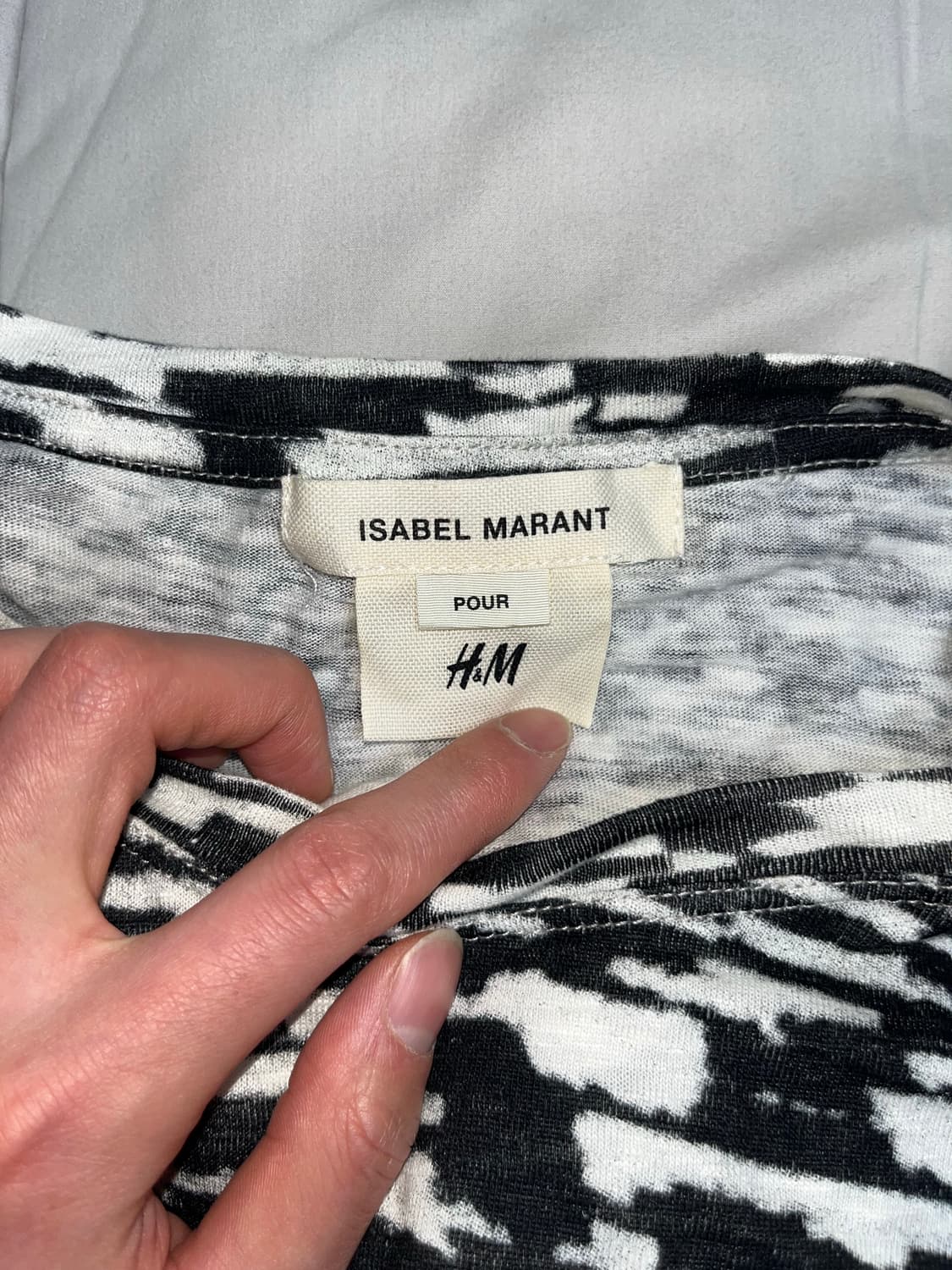 H&M 이자벨 마랑 콜라보 긴팔 티셔츠 L 상품이미지3