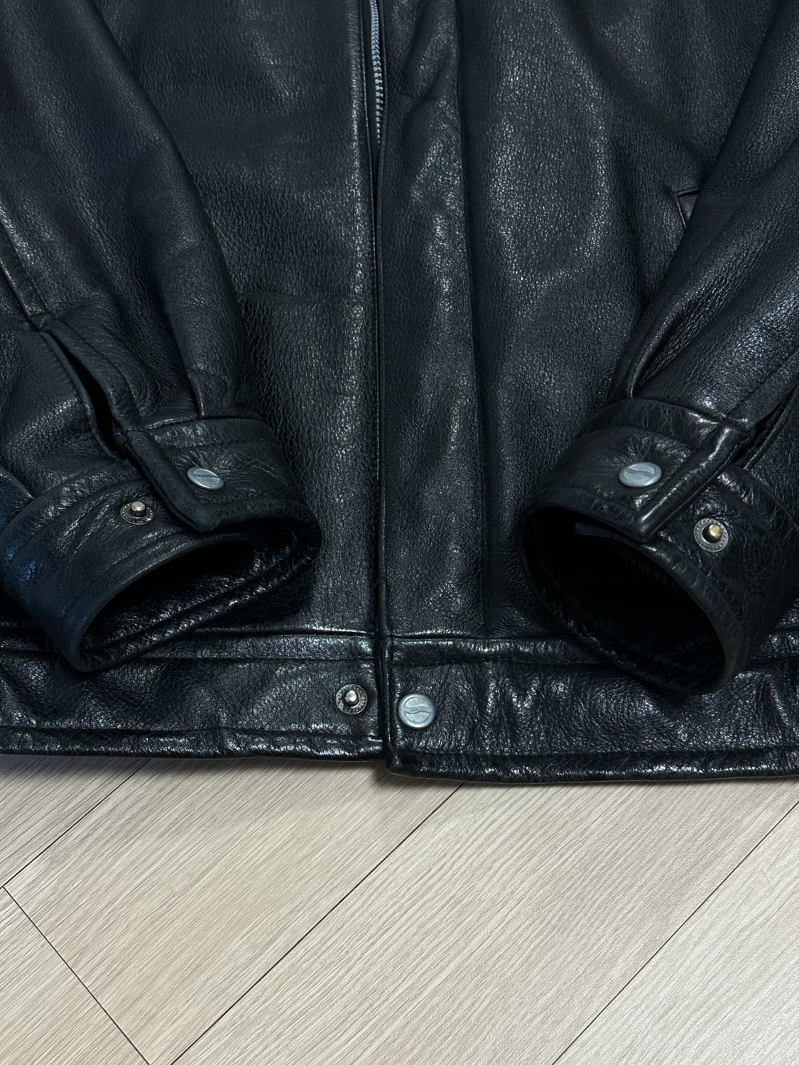 90s PEPSI 레더 자켓 (L) 상품이미지3