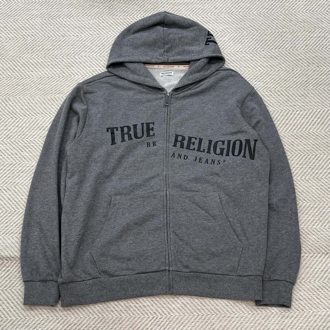 트루릴리전 레터링 후드집업 r2447 상품이미지1