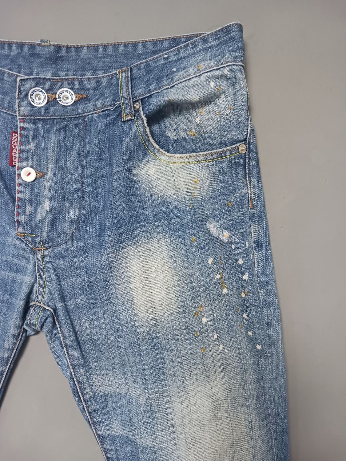 [34] 디스퀘어드2 손수건 크롭진 청바지 상품이미지4