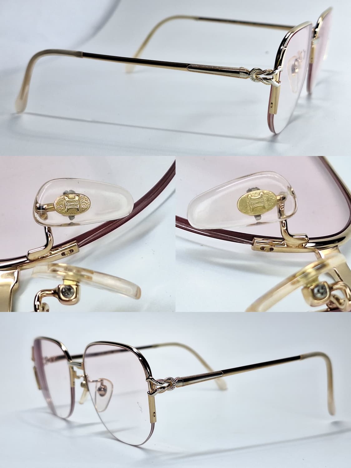 올드 셀린느 CL-271 순 티타늄 반무테 안경테 명품 일본수입 하이엔드 상품이미지4