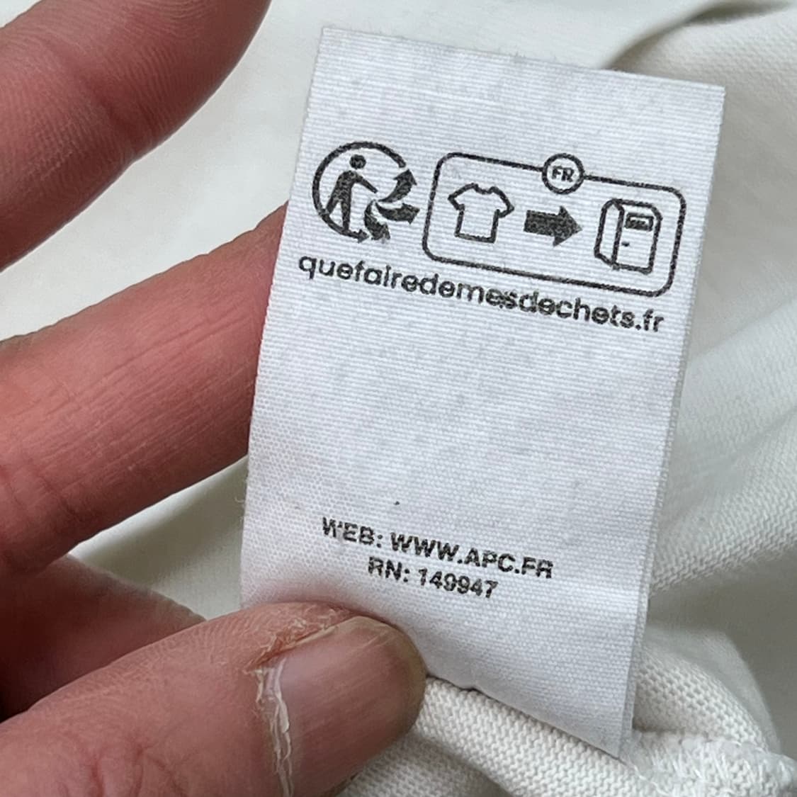 아페쎄 로고 반팔티셔츠 r3422 상품이미지8