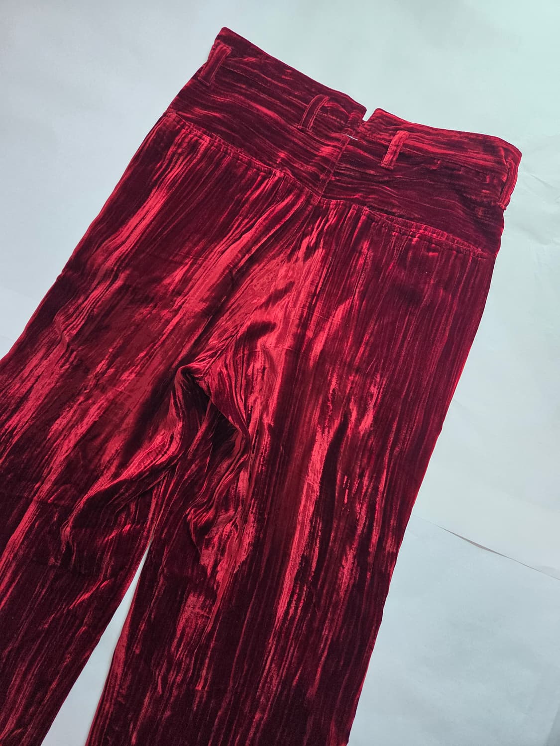 [L] 신야 코즈카 Shinya Kozuka 벨벳 트라우저 상품이미지5