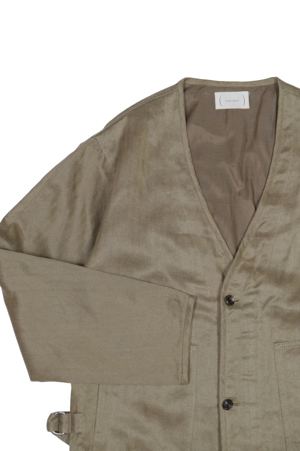 칸타테 헤비 린넨 도테라 자켓 상품이미지4