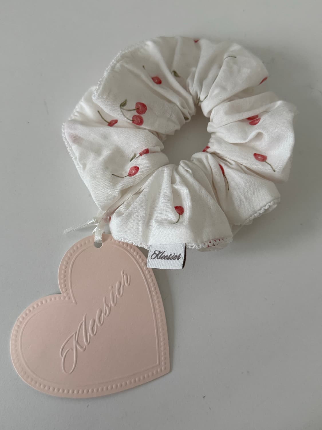 클리시어 체리 컵 스크런치 cherry cup scrunchie 상품이미지2