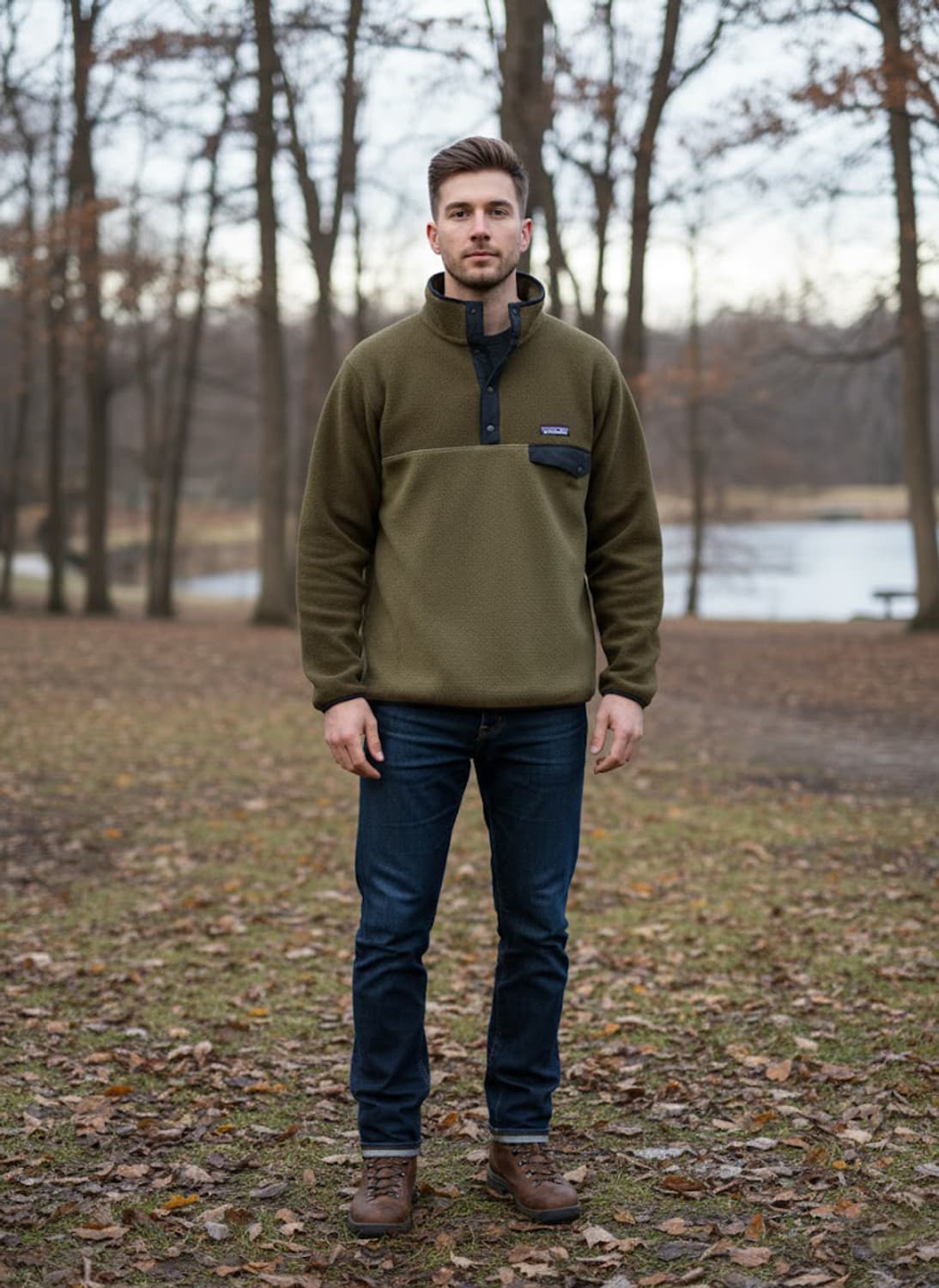 파타고니아 신칠라 스냅티 스웨터 카고그린 색상 XL
 상품이미지1