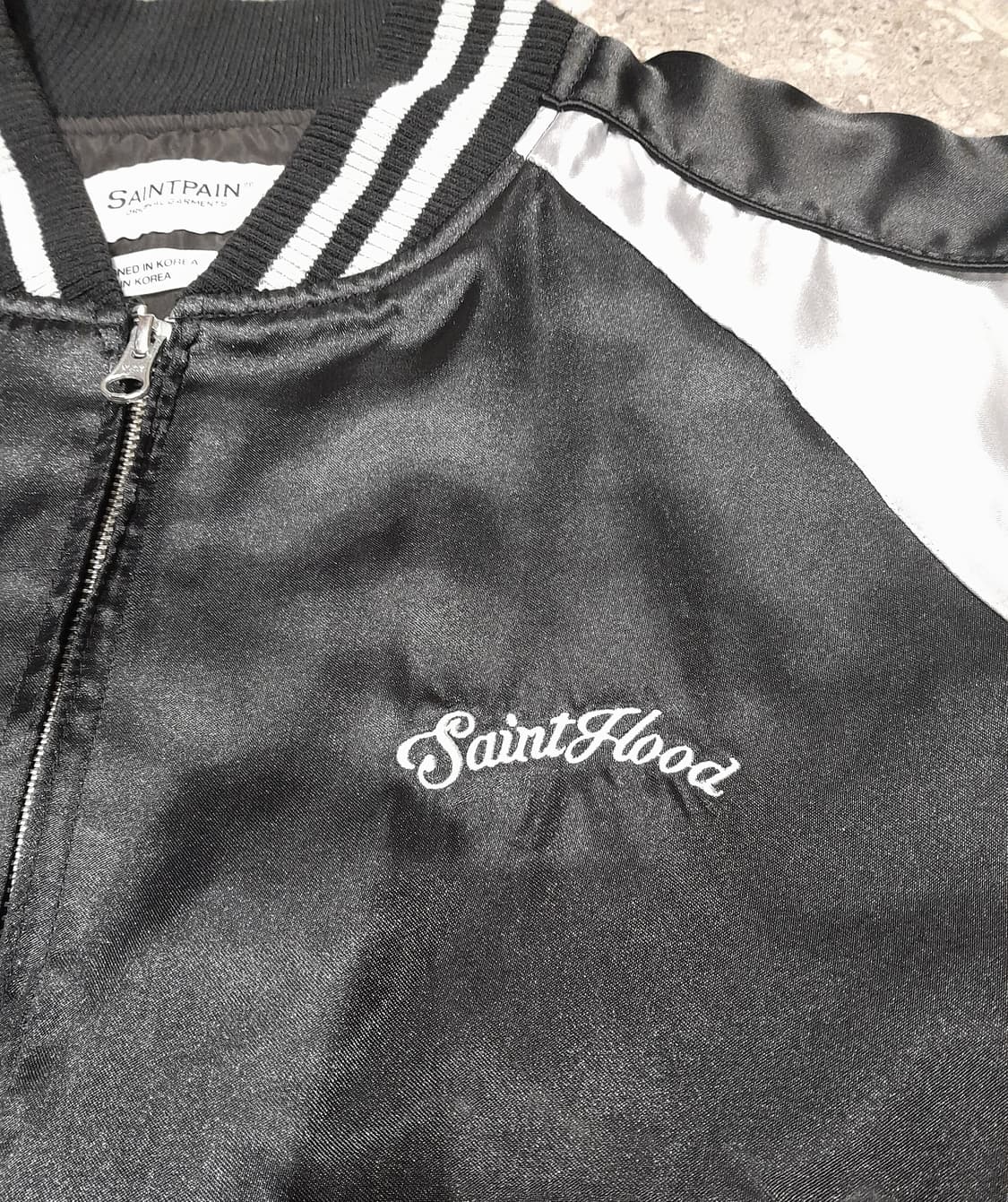 🔥세인트페인 수베니어 자수 자켓 블랙 (M)   상품이미지4